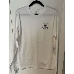 NWT‎ Nike Sportswear Men's Size Medium Long-Sleeve T-Shirt White FZ5390-100
